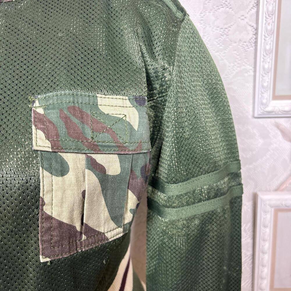 y2k camo‎ jersey cropped jacket - Picture 8 of 8